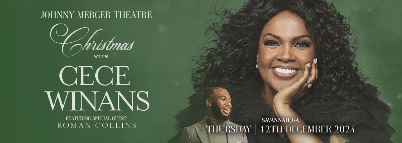 CeCe Winans Tickets 12th December Johnny Mercer Theatre Johnny